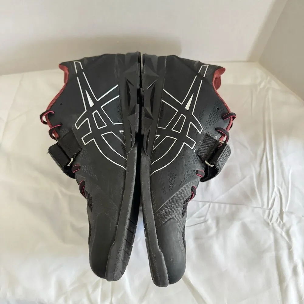 ASICS Men's Lift Master Lite Cross-Trainer Shoe Black/Onyx/True Red Size 11.5